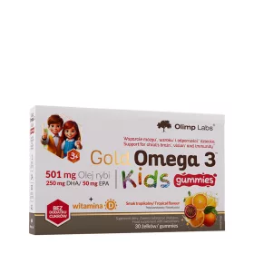   Olimp Labs Gold Omega 3 Kids Gummies - Omega 3 Gumicukor Gyerekeknek (30 Gumicukor, Trópusi)