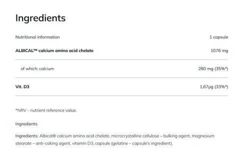 Olimp Labs Chela-calcium D3 - Szerves Kálcium  (30 Kapszula)