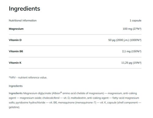 Olimp Labs Chela-Mag B6+D3 (30 Kapszula)