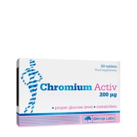   Olimp Labs Króm Aktív 200 mcg - Gyors anyagcsere, fogyás (60 Tabletta)