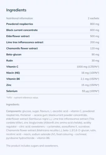 Olimp Labs Ulgrip Hot (10 tasak, Málna)