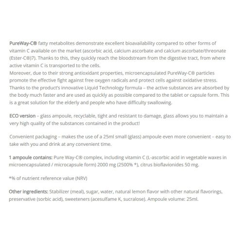 Olimp Labs Gold-Vit C 2000 shot (9 x 25 ml, Narancs)