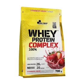   Olimp Sport Whey Protein Complex 100% - Tejsavófehérje Komplex (700 g, Eper)
