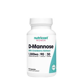   Nutricost D-Mannose with Cranberry Extract for Women 1300 mg (90 Kapszula)