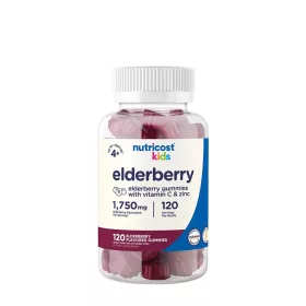   Nutricost Kids Elderberry Gummies - Bodza Gumicukor Gyerekeknek (120 Gumicukor)