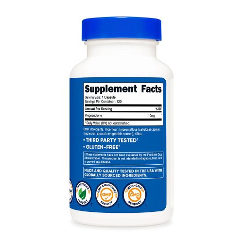 Nutricost Pregnenolone 10 mg (120 Kapszula)