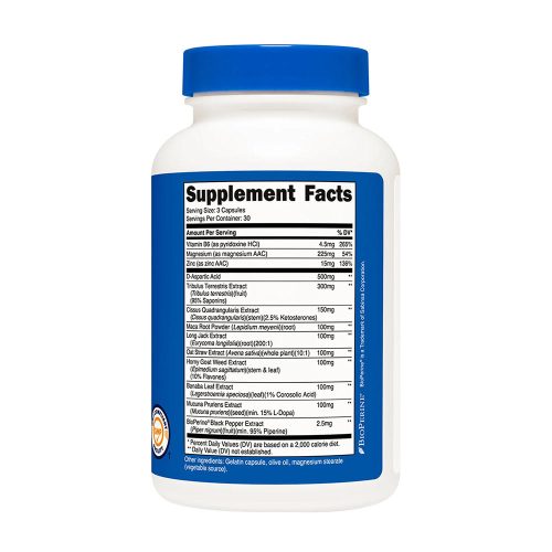 Nutricost Testosterone Complex 1.800 mg (90 Kapszula)