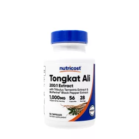 Nutricost Tongkat Ali 1.000 mg - Vegan (56 Kapszula)