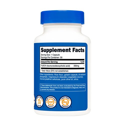 Nutricost Tudca 250 mg (30 Kapszula)