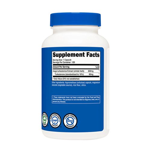 Nutricost Turkesterone 600 mg (120 Kapszula)
