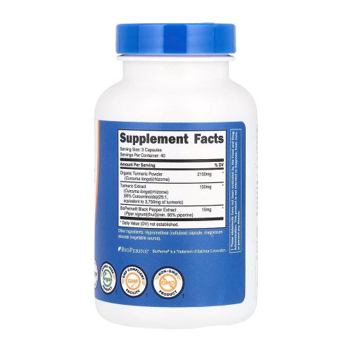 Nutricost Turmeric (120 Kapszula)