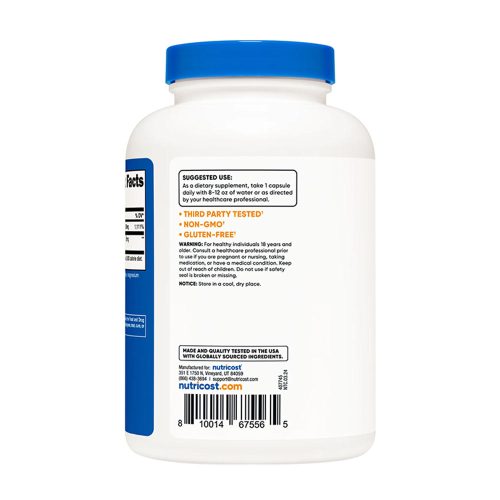 Nutricost Vitamin C with Rose Hips - C-Vitamin Csipkebogyóval (240 Kapszula)