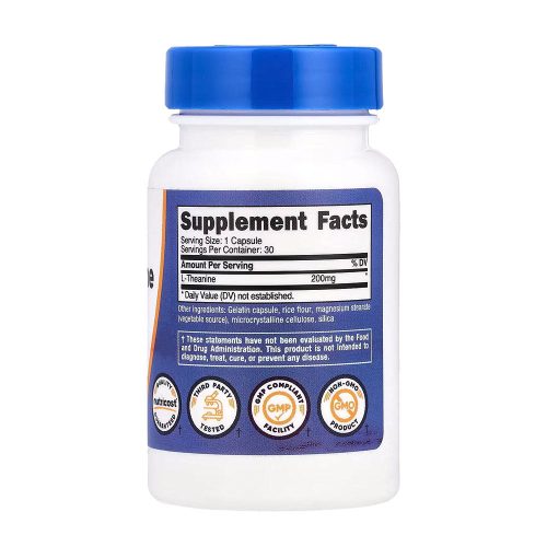 Nutricost L-Theanine 200 mg (30 Kapszula)