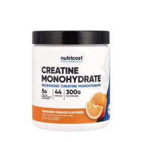   Nutricost Creatine Monohydrate Powder (300 g, Mandarin Narancs)