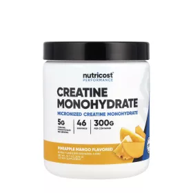   Nutricost Creatine Monohydrate Powder (300 g, Ananász Mangó)