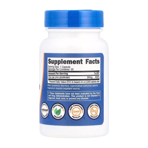 Nutricost Zinc Picolinate 50 mg (30 Kapszula)