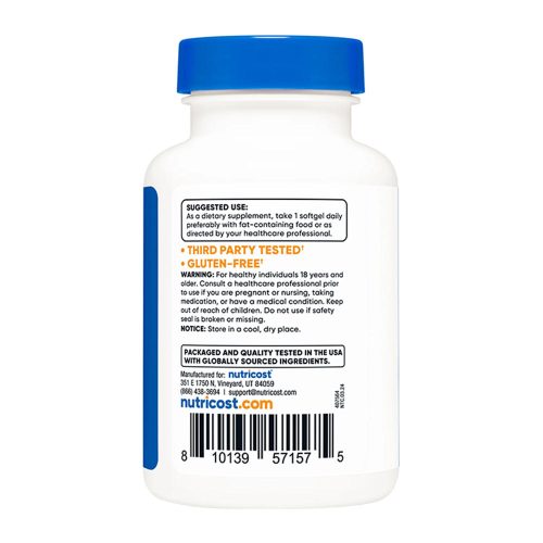 Nutricost Astaxanthin (60 Lágykapszula)