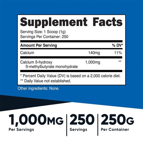 Nutricost HMB Powder (250 g)