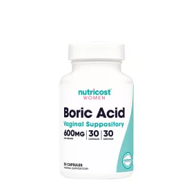   Nutricost Boric Acid Capsules - Bórsav Hüvelykúp (30 Kapszula)