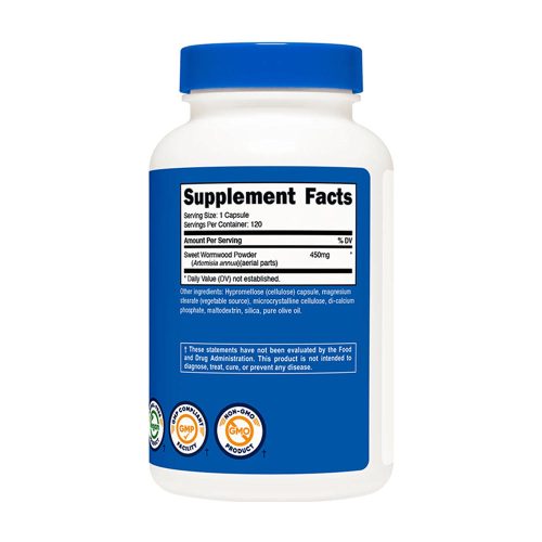 Nutricost Wormwood Capsules - Fehérüröm Kapszula (120 Kapszula)