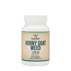   Double Wood Supplements Horny Goat Weed - Püspöksüveg  (90 Kapszula)