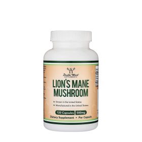   Double Wood Supplements Lion's Mane Mushroom - Közönséges Süngomba (120 Kapszula)