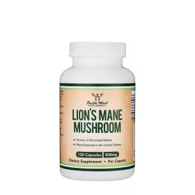   Double Wood Supplements Lion's Mane Mushroom - Közönséges Süngomba (120 Kapszula)