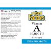 Natural Factors Vitamin A 10,000 NE (90 Lágykapszula)
