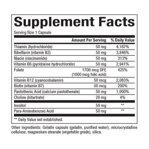 Natural Factors Hi Potency B Complex (60 Kapszula)