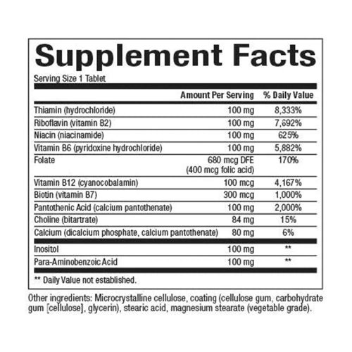 Natural Factors Complete B Time Release (90 Tabletta)