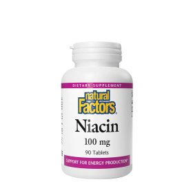 Natural Factors Niacin 100 mg (90 Tabletta)