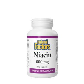Natural Factors Niacin 500 mg  (90 Tabletta)