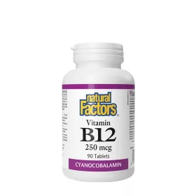 Natural Factors Vitamin B12 250 mcg (90 Tabletta)