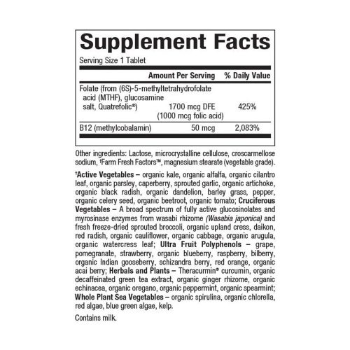Natural Factors BioCoenzymated™ Methylfolate (60 Tabletta)