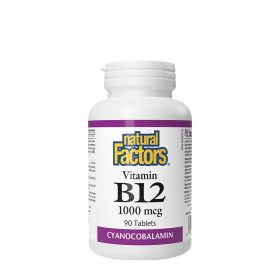 Natural Factors Vitamin B12 1000 mcg (90 Tabletta)