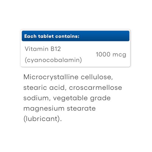 Natural Factors Vitamin B12 1000 mcg (90 Tabletta)