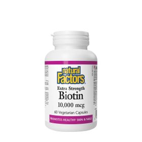   Natural Factors Biotin Extra Strength 10,000 mcg (60 Kapszula)