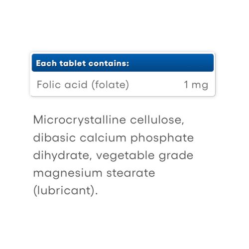 Natural Factors Folic Acid 1 mg - Folsav (90 Tabletta)