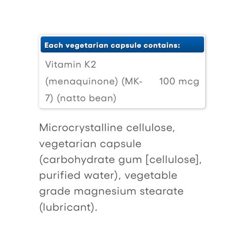 Natural Factors Vitamin K2 100 mcg (60 Kapszula)