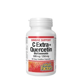   Natural Factors C Extra + Quercetin Bioflavonoids 500 mg/250 mg (90 Kapszula)