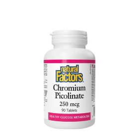 Natural Factors Chromium Picolinate 250 mcg (90 Tabletta)