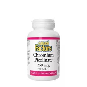 Natural Factors Chromium Picolinate 250 mcg (90 Tabletta)