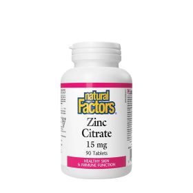 Natural Factors Zinc Citrate 15 mg (90 Tabletta)