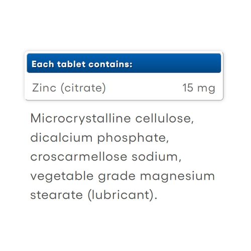 Natural Factors Zinc Citrate 15 mg (90 Tabletta)