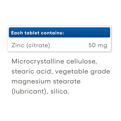 Natural Factors Zinc Citrate 50 mg (90 Tabletta)