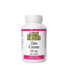 Natural Factors Zinc Citrate 50 mg (180 Tabletta)