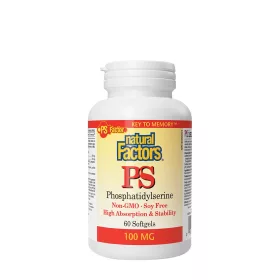   Natural Factors PS foszfatidil-szerin 100 mg  (60 Lágykapszula)