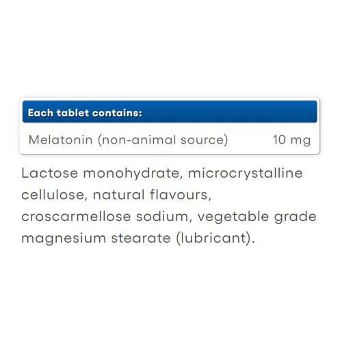Natural Factors Melatonin 10 mg (90 Tabletta, Borsmenta)