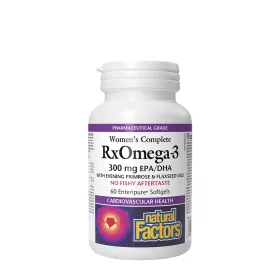   Natural Factors Women’s Complete RxOmega-3 300 mg EPA/DHA (60 Lágykapszula)