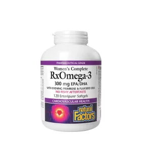  Natural Factors Women’s Complete RxOmega-3 300 mg EPA/DHA (120 Lágykapszula)